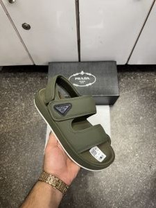Prad.a Technical Fabric Sandals Olive Green 
