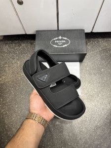 Prad.a Technical Fabric Sandals Black