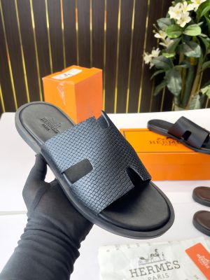 Hermes Izmir Classic Black Sandal
