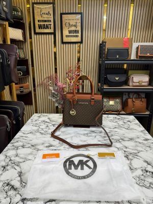 Michael_Kors Satchel Shoulder Bag With Dust Bag Includes Logo (Brown)