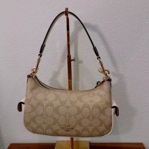 Coac_h Pennie Shoulder Bag Premium Quality With Box And Dust Bag (C7222-White)