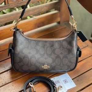 Coac_h Pennie Shoulder Bag Premium Quality With Box And Dust Bag (C7222-Coffee)