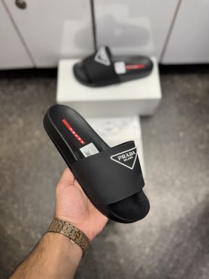 PRAD.A MILANO PREMIUM RED NAVY SLIDE 027