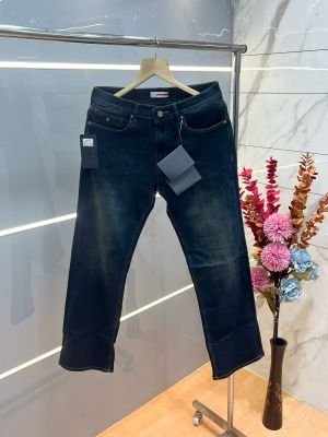 Prad a Blue Shade Straight Fit Premium Imported Stretchable Lycra Fabric Denim with Printed Logo 3713