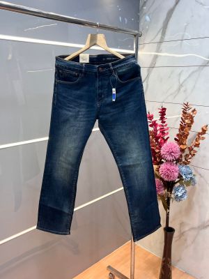 Arman i Exchange Blue Shade Straight fit Premium Imported Stretchable lycra fabric Denim with Metal Logo 3609