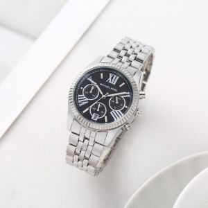 Michael_Kors Lexington Chronograph Silver-Black