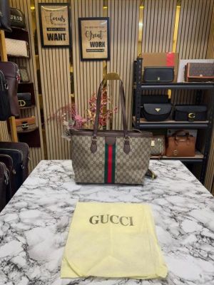 GUCCI_GG_SUPREME_WITH_MATCHING_WALLET_AND_DUST_BAG_(BROWN)_(V-867)