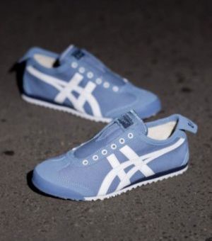 tiger mexico 66 slip on navy denim