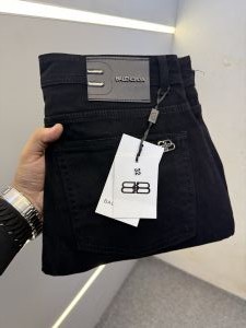 BALENCIAGA PREMIUM Z BLACK DENIM JEANS STRAIGHT FIT LENGHT 41
