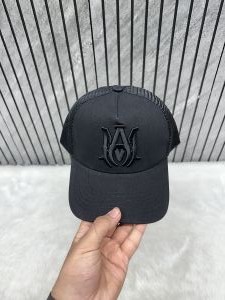 Amiri_All_Black_Front_Logo_Premium_Unisex_Cap