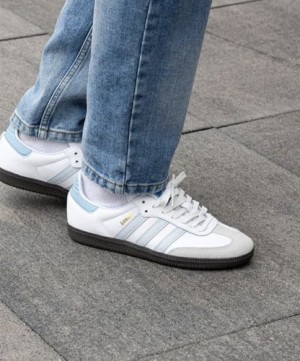 Unisex Adida s Samba Sky blue with Original box Premium Imported Quality