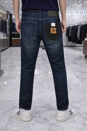 Balmai n Paris Imported Dark Blue Super Premium Denim Jeans F2894-B7