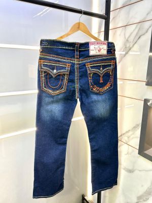 True Religion Imported Blue Super Premium Denim With Brand Box Packing And Carry Bag F3449-B2