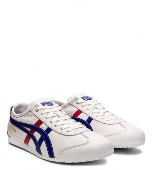 Onitsuk_a Tiger MEXICO 66 White & Dark Blue Sneakers