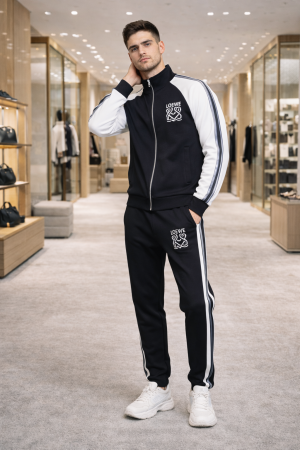 LOE PREMIUM TRACK SUIT BLACK K192-BK