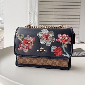 COACH_SIGNATUREC&FLORAL_EMBROIDERY_KLARE_SHOULDER_BAG_DUBBLE_BOX_5844