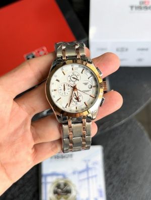 Tisso_t Courtier Two Tone White Dial 