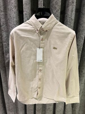 Lacost-e IMPORTED STORE ARTICLE linen fabric SHIRT 