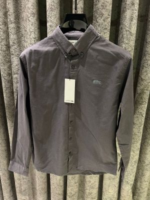 Lacost-e IMPORTED STORE ARTICLE linen fabric SHIRT 