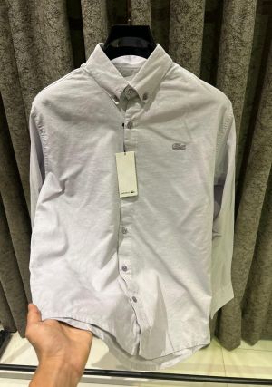 Lacost-e IMPORTED STORE ARTICLE linen fabric SHIRT 
