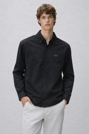 Lacost-e IMPORTED STORE ARTICLE linen fabric SHIRT 