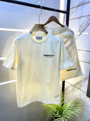 Essential Imported Off-white Super Premium Back Printed Cord Set With Brand Packing F3497-OF