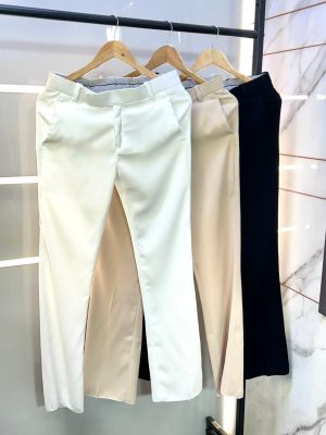 Balmai n Paris Imported White Super Premium korean Trouser F3469-WH