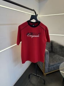 Adida s drop shoulder imported round neck tshirt red