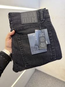 DIESE-L PREMIUM BLACK DENIM JEANS STRAIGHT FIT LENGHT 41