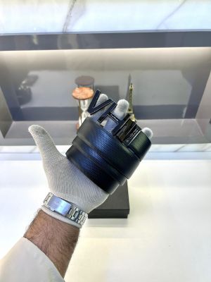 Van_Heusen Glossy Black Belt Fa 423