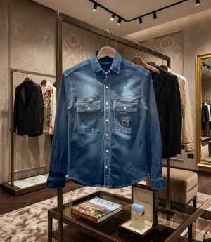 DOLC E GABBANA 1264 PREMIUM DENIM JACKET 3