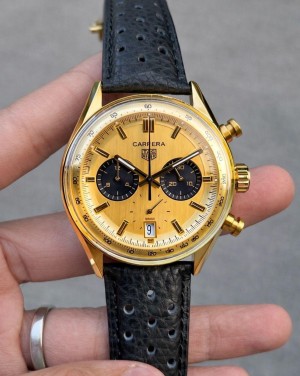 TAG Heue r Carrera Gold Chronograph