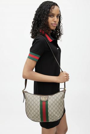 GUCC.I GG SMALL OPHIDIA HOBO BAG WITH OG BOX PACKING