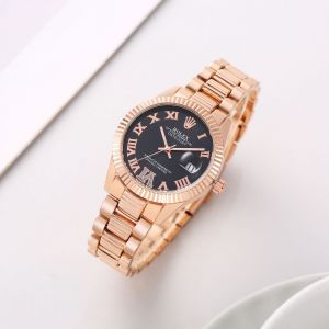 Role_x Oyster perpetual Date just Copper-Black