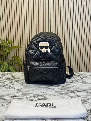 KARL LAGERFELD PREMIUM BAGPACK BIG SIZE (BLACK) 9067