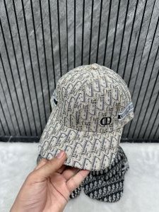 Dior_CD_Oblique_Grey_Monogram_Premium_Unisex_Cap