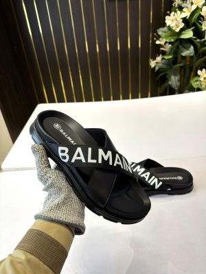 _Balmain_Cross_Strap_Slide_Black_White