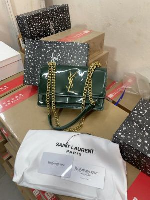 Ysl sunset in patent leather with box  652