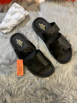 Hermes sandal black color 
