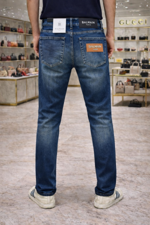 Balmai n Paris Imported Dark Blue Super Premium Denim Jeans F3005-B3