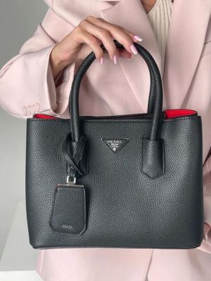 Prad _a double_safino_leather_tote_bag_with_og_dustbag_cards_etc etc-53