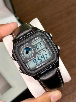 CASIO WORLDTIME BLACK BLACK