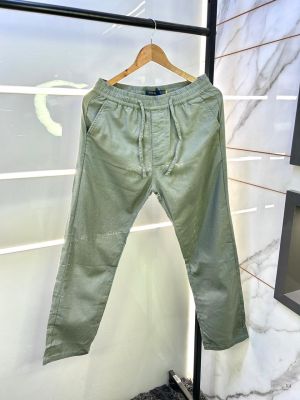 Ralp h Lauren Imported Green Super Premium  Linen Blend Trouser  F3113-GR