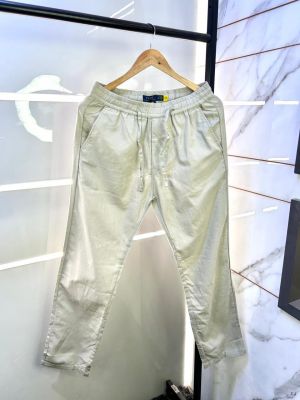 Ralp h Lauren Imported Grey Super Premium  Linen Blend Trouser F3113-GY