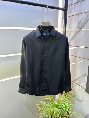 Arman_i Exchange Black Premium Shirt With Brand Box Packing And Carry Bag F3202-BL