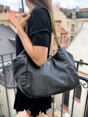 Prada_Soft_Leather_Premium_Tote_Bag_With_OG_Box_&_Dust_Bag_(Black-1144)