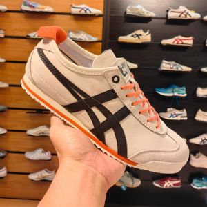 Onitsuk_a Tiger Mexico 66 SD Cream Black Orange  7A Premium Sneakers (D-2046)