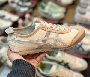 Onitsuk_a Tiger Mexico 66 Oatmeal Grey  7A Premium Sneakers (D-2047)