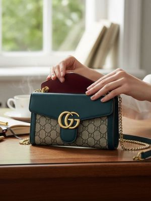 GUCCI-HAND-HANDLED-LEATHER-AMERICA-BAG-withbox-5912