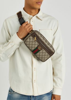 Gucc_i GG Supreme Unisex Article Crossbody Bag With Og Double Box Premium Quality (V-59401)